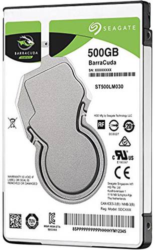 Seagate BarraCuda® 500GB Interne Festplatte 6.35cm (2.5 Zoll) SATA III ST500LM030 Bulk von Seagate