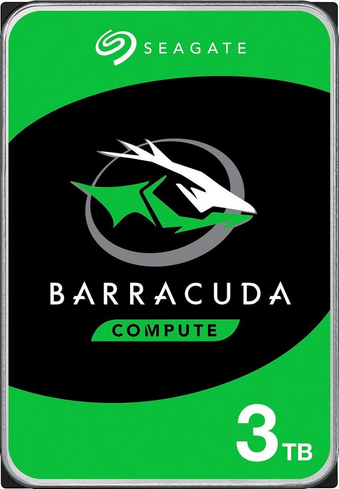 Seagate BarraCuda interne HDD-Festplatte (3 TB) 3,5 210 MB/S Lesegeschwindigkeit, Bulk" von Seagate