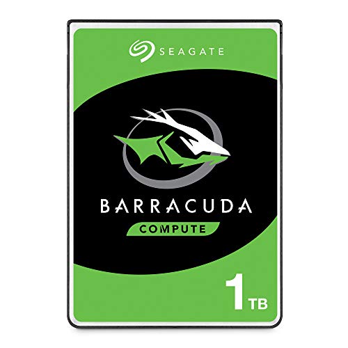 Seagate Barracuda 1TB interne Festplatte HDD, 2.5 Zoll, 5400 U/Min, 128 MB Cache, SATA 6GB/s, silber, FFP, Modellnr.: ST1000LMZ48 von Seagate