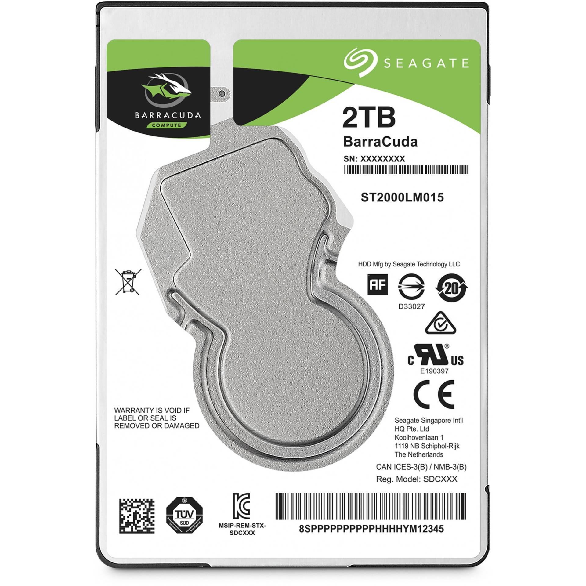 Seagate Barracuda 2.5"" internal hard drive Seagate Barracuda 2.5"" internal hard drive von Seagate