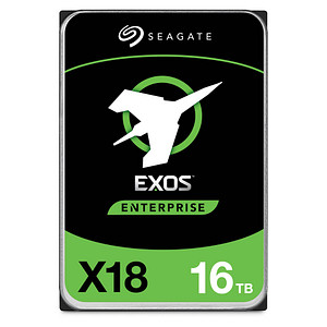 Seagate EXOS 18 512E/4K SATA mit Selbstverschlüsselung 16 TB interne HDD-Festplatte von Seagate