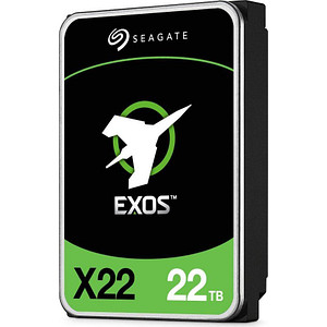 Seagate EXOS X22 SATA 22 TB interne HDD-Festplatte Seagate EXOS X22 SATA 22 TB interne HDD-Festplatte von Seagate