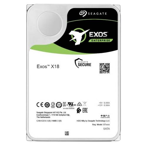 Seagate Exos X18 14TB Interne Festplatte 8.9cm (3.5 Zoll) SATA III ST14000NM000J Bulk von Seagate