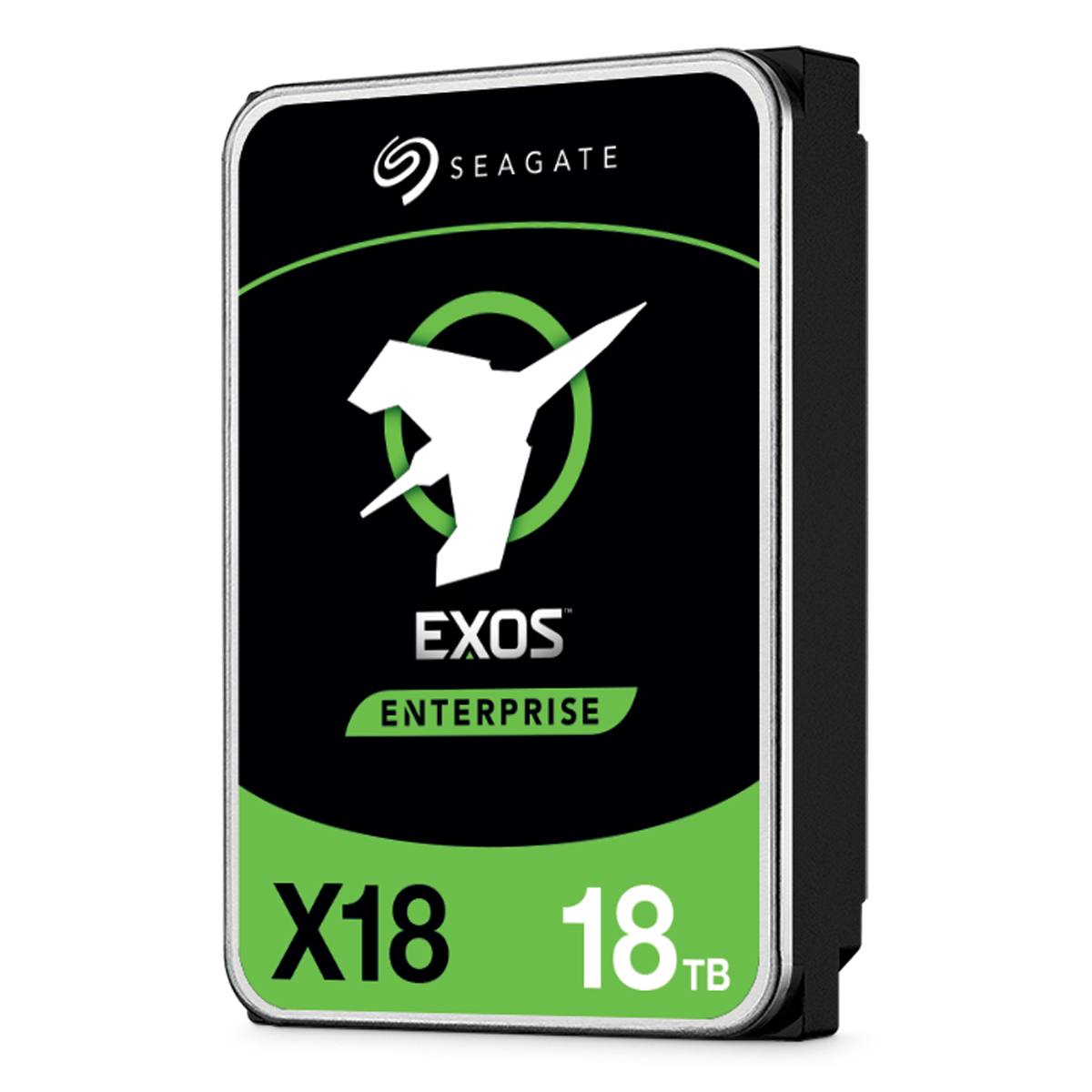 Seagate Exos X18 18TB 3.5 Zoll SAS 12Gb/s CMR Interne Enterprise Festplatte mit FastFormat (512e/4Kn) von Seagate