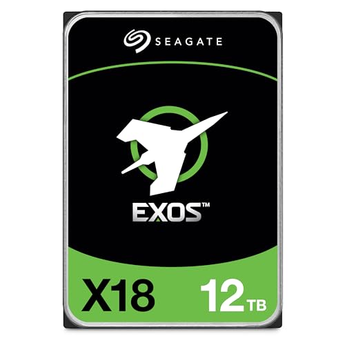Seagate Exos X18 SATA-Festplatte (12 TB, 3,5 Zoll / 8,9 cm) von Seagate