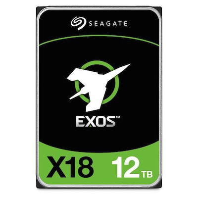 Seagate Exos X18 ST12000NM000J - 12 TB 7200 rpm 256 MB 3,5 Zoll SAS 12Gbit/s von Seagate