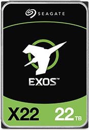 Seagate Exos X22 ST22000NM002E - Festplatte - 22 TB - intern - 3.5 (8.9 cm) - SATA 6Gb/s - 7200 rpm (ST22000NM002E) von Seagate
