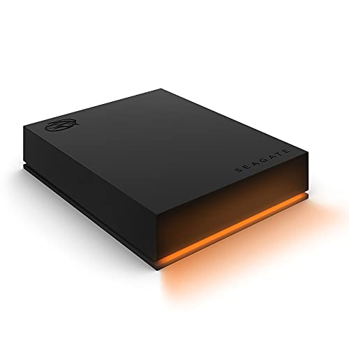 Seagate FireCuda Gaming HDD 5TB, Tragbare Externe Festplatte, PC Gaming, USB 3/2, inkl. Data Rescue Service (STKL5000400) von Seagate