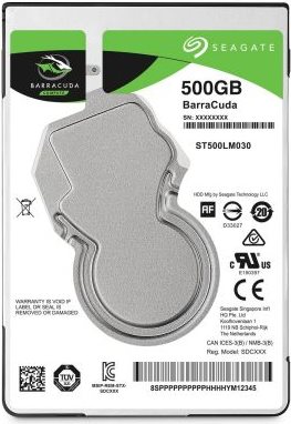 Seagate Guardian BarraCuda ST500LM030 - Festplatte - 500 GB - intern - 2.5 (6.4 cm) - SATA 6Gb/s - 5400 U/min - Puffer: 128 MB von Seagate