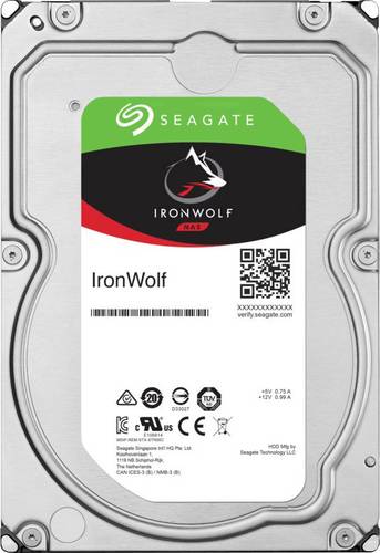 Seagate IronWolf™ 12TB Interne Festplatte 8.9cm (3.5 Zoll) SATA III ST12000VN0008 Bulk von Seagate