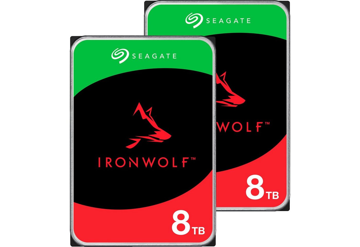 Seagate IronWolf NAS 2 x 8 TB Bundle interne HDD-Festplatte von Seagate