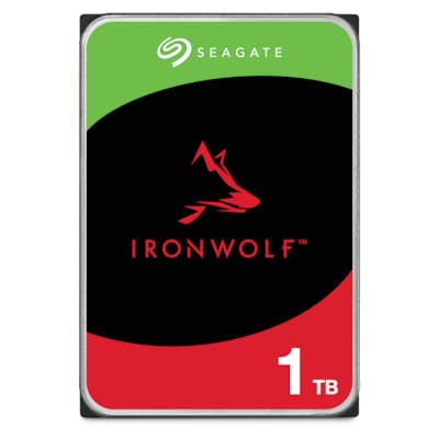 Seagate IronWolf NAS HDD ST1000VN008 - 1 TB 5400 rpm 3,5 Zoll SATA 6 Gbit/s CMR von Seagate