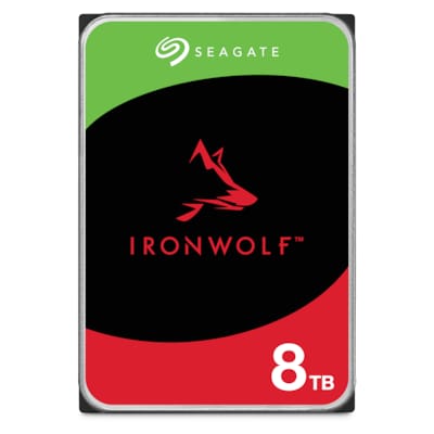 Seagate IronWolf NAS HDD ST8000VN002 - 8 TB 5400 rpm 3,5 Zoll SATA 6 Gbit/s CMR von Seagate