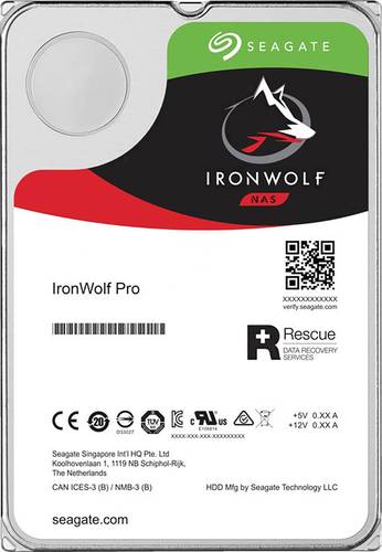 Seagate IronWolf Pro 12TB Interne Festplatte 8.9cm (3.5 Zoll) SATA III ST12000NE0008 Bulk von Seagate