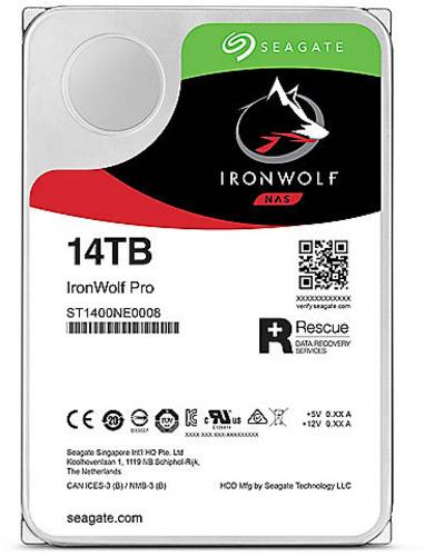 Seagate IronWolf Pro 14TB Interne Festplatte 8.9cm (3.5 Zoll) SATA III ST14000NE0008 Bulk von Seagate