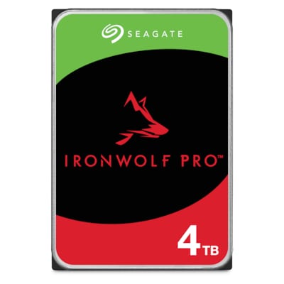 Seagate IronWolf Pro NAS HDD ST4000NE001 - 4 TB 3,5 Zoll SATA 6 Gbit/s CMR von Seagate