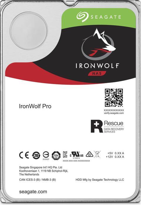 Seagate IronWolf Pro ST16000NE000 - Festplatte - 16 TB - intern - 3.5 (8.9 cm) - SATA 6Gb/s - 7200 U/min - Puffer: 256 MB von Seagate