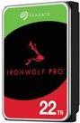 Seagate IronWolf Pro ST22000NT001 - Festplatte - 22 TB - intern - 3.5 (8.9 cm) - SATA 6Gb/s - 7200 U/min - Puffer: 512 MB - mit 3 Jahre Seagate Rescue Datenwiederherstellung von Seagate