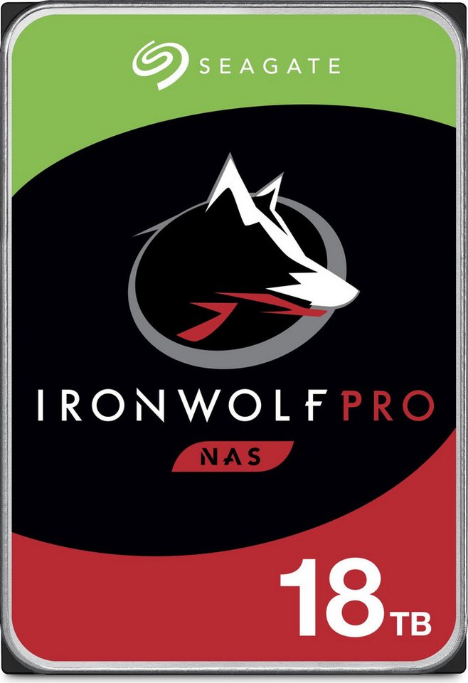 Seagate Ironwolf PRO NAS HDD 18TB SATA interne HDD-Festplatte HDD-Festplatte (18TB) von Seagate