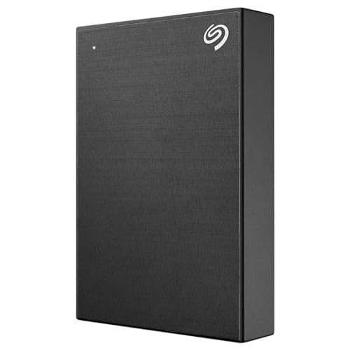 Seagate One Touch 5TB tragbare externe Festplatte, Hardwareverschlüsselung mit Kennwortzugriff, PC, Notebook & Mac, USB 3.0, Schwarz, inkl. 2 Jahre Rescue Service, Modellnr.: STKZ5000400 von Seagate