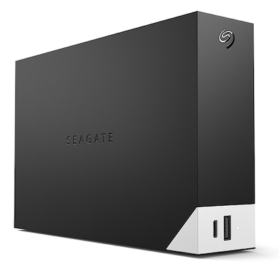 Seagate One Touch Hub 10 TB externe Festplatte 3,5 Zoll USB 3.0 Schwarz von Seagate