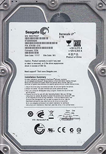 Seagate ST32000542AS Barracuda LP 5900.12 (Generalüberholt) von Seagate