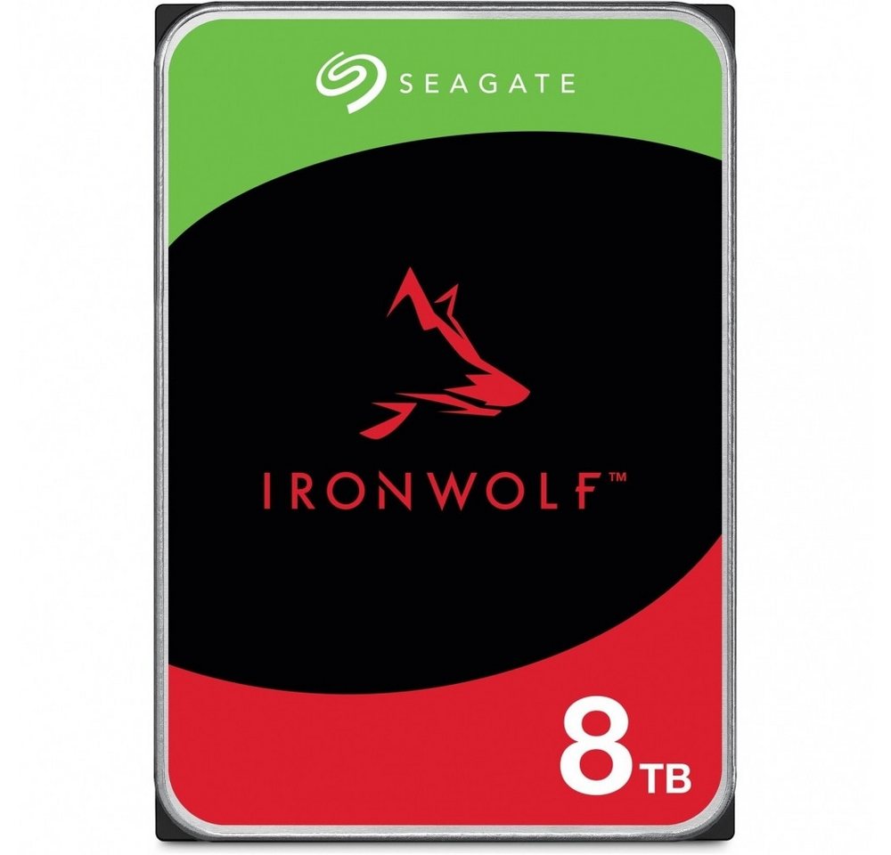 Seagate Seagate IronWolf NAS HDD 8 TB - 3,5 Zoll SATA Festplatte. interne-HDD-NAS-Festplatte (8 TB) 3,5 Zoll", Ideal für NAS-Systeme von Seagate