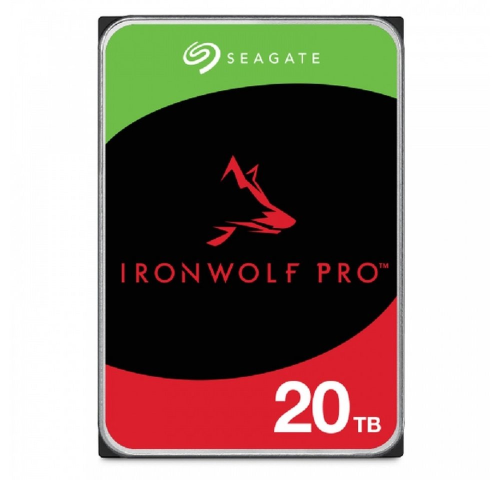 Seagate Seagate IronWolf Pro 20 TB 3,5 Zoll SATA Festplatte interne-HDD-NAS-Festplatte (20 TB) HDD", RoHS-konform von Seagate
