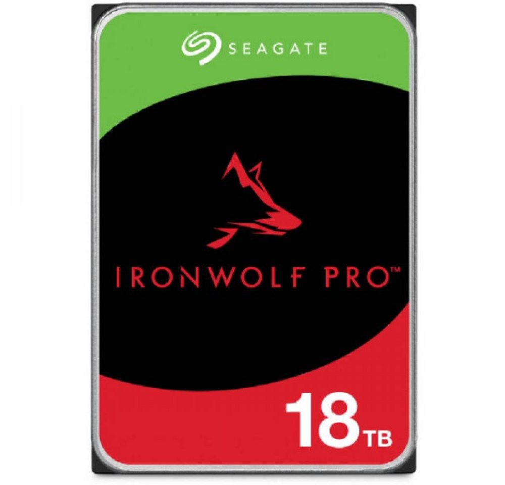 Seagate Seagate IronWolf Pro ST18000NT001 - 3.5 Zoll - 18000 GB - 7200 RPM interne HDD-Festplatte von Seagate