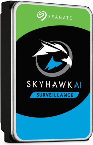 Seagate SkyHawk AI ST12000VE001 - Festplatte - 12 TB - intern - 3.5 (8.9 cm) - SATA 6Gb/s - Puffer: 256 MB - mit 3 Jahre Seagate Rescue Datenwiederherstellung von Seagate