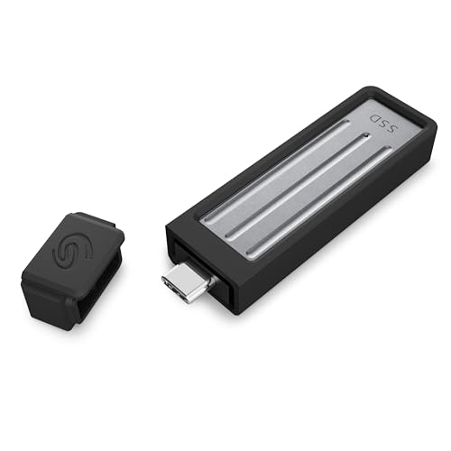 Seagate Ultra Compact 1TB, Externe SSD, 1000MB/s, USB 3.1 Typ C, inkl. Data Rescue Service (STMX1000400) von Seagate