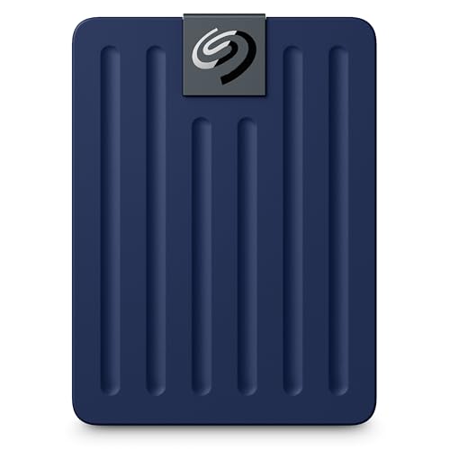 Seagate Ultra Touch 2TB, Externe SSD, 2.5 Zoll, USB 3.2 Gen 2x2, bis zu 2.000 MB/s, nachtblau, Rescue Dienste (STMR2000401) von Seagate
