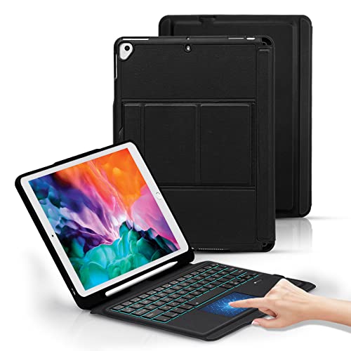 Seagtigau Tastatur hülle Kompatibel mit iPad 10,2 Zoll iPad 9. Gen/8. Gen/7. Gen/iPad Air 3 & iPad Pro 10,5 Touchpad Beleuchtete Magnetisch Abnehmbarer Tastatur und Stifthalter mit QWERTZ Layout Seagtigau Tastatur hülle Kompatibel mit iPad 10,2 Zoll iPad 9. Gen/8. Gen/7. Gen/iPad Air 3 & iPad Pro 10,5 Touchpad Beleuchtete Magnetisch Abnehmbarer Tastatur und Stifthalter mit QWERTZ Layout von Seagtigau