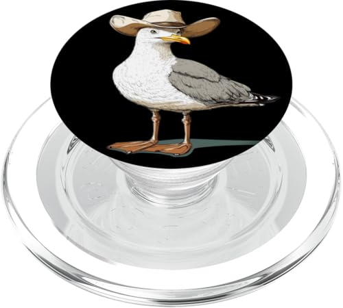 Beachside Bandit mit Cowboyhut für lustige Möwen-Liebhaber PopSockets PopGrip für MagSafe Beachside Bandit mit Cowboyhut für lustige Möwen-Liebhaber PopSockets PopGrip für MagSafe von Seagull Cowboy