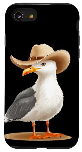 Cowboy Möwe Ruling the Coastal Skies Outfit Hülle für iPhone SE (2020) / 7 / 8 von Seagull Cowboy