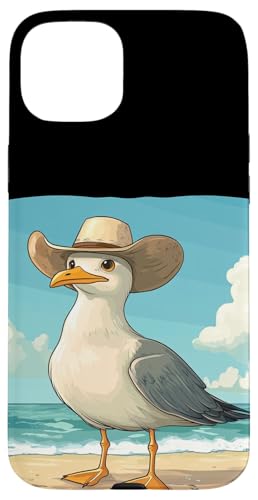 Lustige Möwe bringt westliche Vibes für Strandliebhaber Hülle für iPhone 15 Plus Lustige Möwe bringt westliche Vibes für Strandliebhaber Hülle für iPhone 15 Plus von Seagull Cowboy