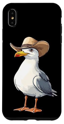 Lustige Möwe mit Cowboyhut Kostüm für Rodeo-Liebhaber Hülle für iPhone XS Max von Seagull Cowboy