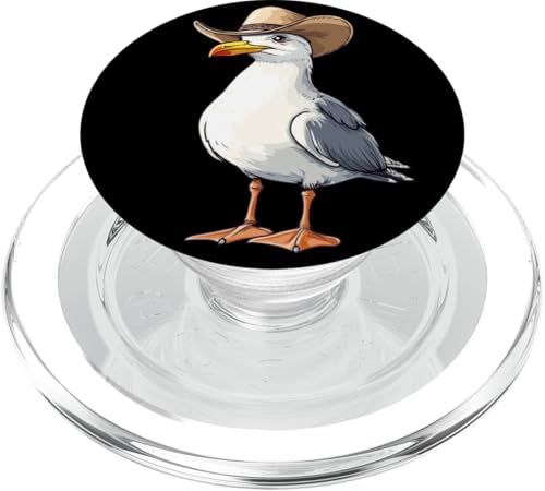 Lustige Möwe mit Cowboyhut Kostüm für Rodeo-Liebhaber PopSockets PopGrip für MagSafe Lustige Möwe mit Cowboyhut Kostüm für Rodeo-Liebhaber PopSockets PopGrip für MagSafe von Seagull Cowboy