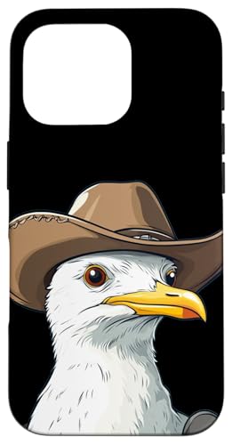 Lustiges Möwengesicht mit coolem Cowboyhut Kostüm Hülle für iPhone 16 Pro Lustiges Möwengesicht mit coolem Cowboyhut Kostüm Hülle für iPhone 16 Pro von Seagull Cowboy