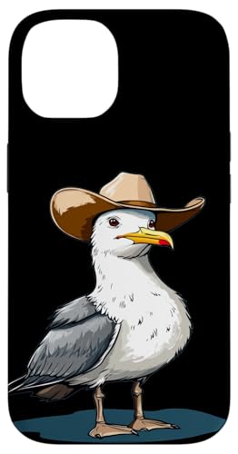 Möwe im Cowboyhut reitet den Wind für Rodeo-Liebhaber Hülle für iPhone 14 Möwe im Cowboyhut reitet den Wind für Rodeo-Liebhaber Hülle für iPhone 14 von Seagull Cowboy