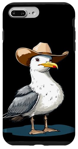 Möwe im Cowboyhut reitet den Wind für Rodeo-Liebhaber Hülle für iPhone 7 Plus/8 Plus Möwe im Cowboyhut reitet den Wind für Rodeo-Liebhaber Hülle für iPhone 7 Plus/8 Plus von Seagull Cowboy