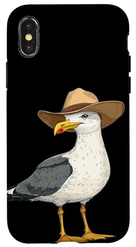 Nettes Möwen-Sheriff Patrouillieren am Ufer Kostüm Hülle für iPhone X/XS Nettes Möwen-Sheriff Patrouillieren am Ufer Kostüm Hülle für iPhone X/XS von Seagull Cowboy