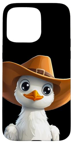 Niedliches Möwengesicht mit Cowboyhut für Strand und Urlaub Hülle für iPhone 15 Pro Max Niedliches Möwengesicht mit Cowboyhut für Strand und Urlaub Hülle für iPhone 15 Pro Max von Seagull Cowboy
