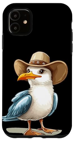 Rodeo Ready mit Federn und Flair für Möwen-Liebhaber Hülle für iPhone 11 Rodeo Ready mit Federn und Flair für Möwen-Liebhaber Hülle für iPhone 11 von Seagull Cowboy