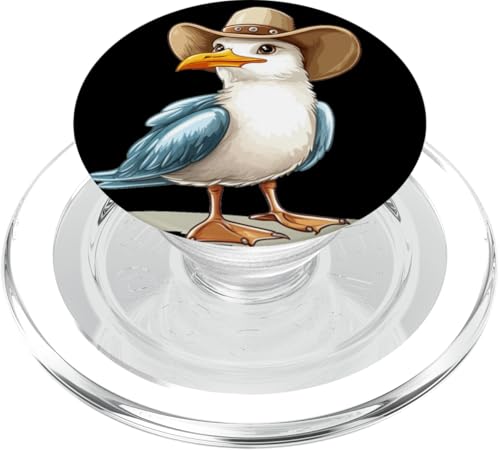 Rodeo Ready mit Federn und Flair für Möwen-Liebhaber PopSockets PopGrip für MagSafe Rodeo Ready mit Federn und Flair für Möwen-Liebhaber PopSockets PopGrip für MagSafe von Seagull Cowboy