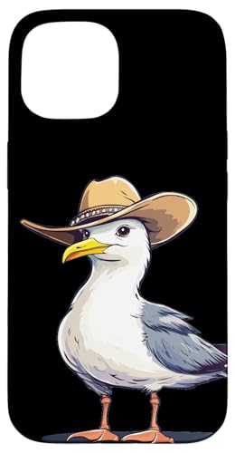Western Gull im Comedy-Modus für Urlaubsliebhaber Hülle für iPhone 15 Western Gull im Comedy-Modus für Urlaubsliebhaber Hülle für iPhone 15 von Seagull Cowboy