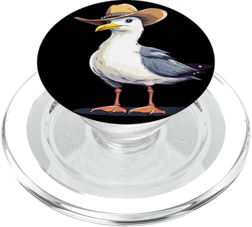 Western Gull im Comedy-Modus für Urlaubsliebhaber PopSockets PopGrip für MagSafe Western Gull im Comedy-Modus für Urlaubsliebhaber PopSockets PopGrip für MagSafe von Seagull Cowboy