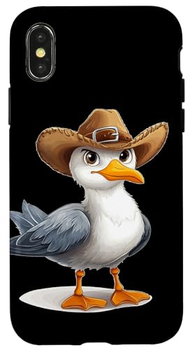 Yeehaw! This Möwe Got Spurs Kostüm Hülle für iPhone X/XS Yeehaw! This Möwe Got Spurs Kostüm Hülle für iPhone X/XS von Seagull Cowboy