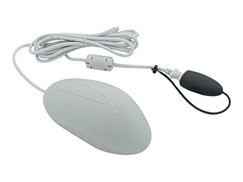ROTRONIC-SECOMP Seal Shield SSWM3 Optische USB-Maus, 800 DPI, Weiß, Maus (optisch, USB, 800 DPI, 124 g, weiß) von Seal Shield