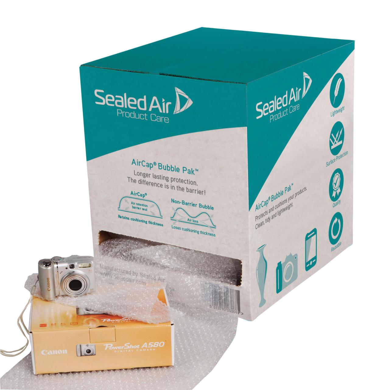 Sealed Air Luftpolsterfolie Spenderbox Luftpolsterfolie 50 m x 30 cm von Sealed Air